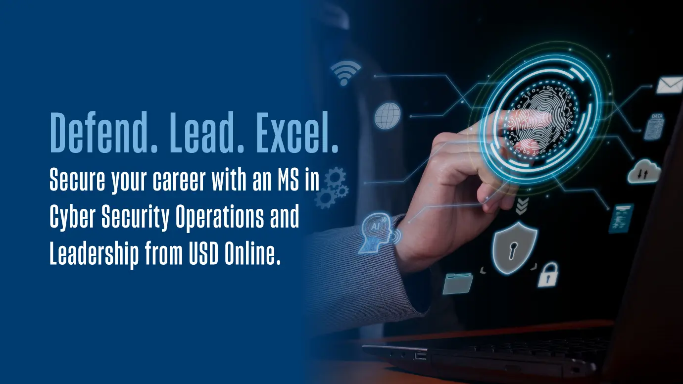 Launch your career with an MS degree in cyber security operations from the USA